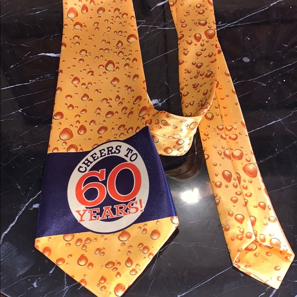 New  Cheers to 60 Years tie.